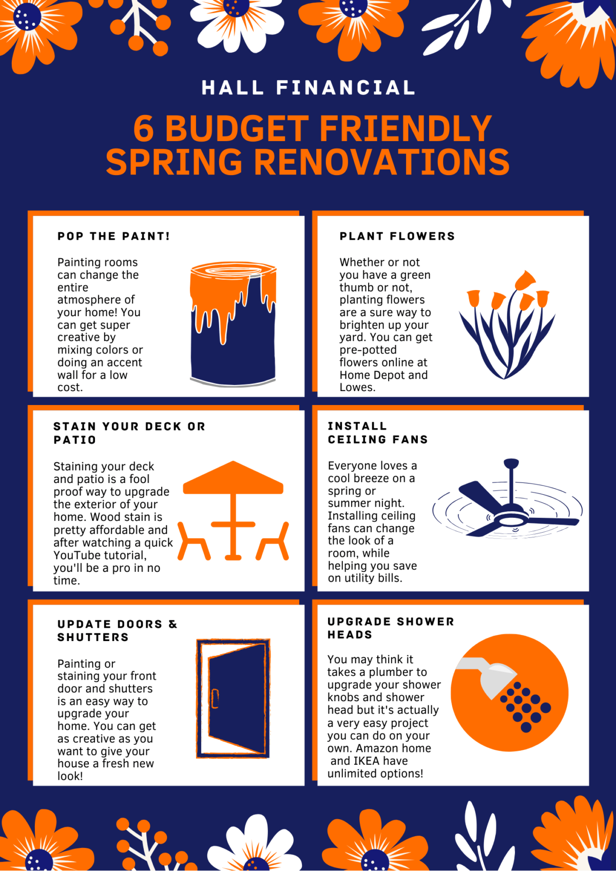 6 Budget Friendly Spring Renovation Ideas | Hall Financial
